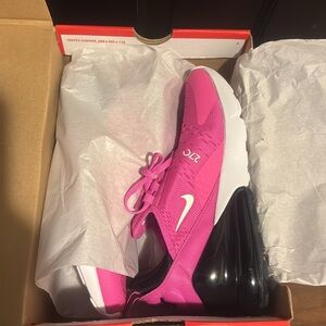 Nike Air Max 270 GS - Laser Fuchsia/Summit White: Sz 6.5Y = Sz 8W, UK 6, (NIB)